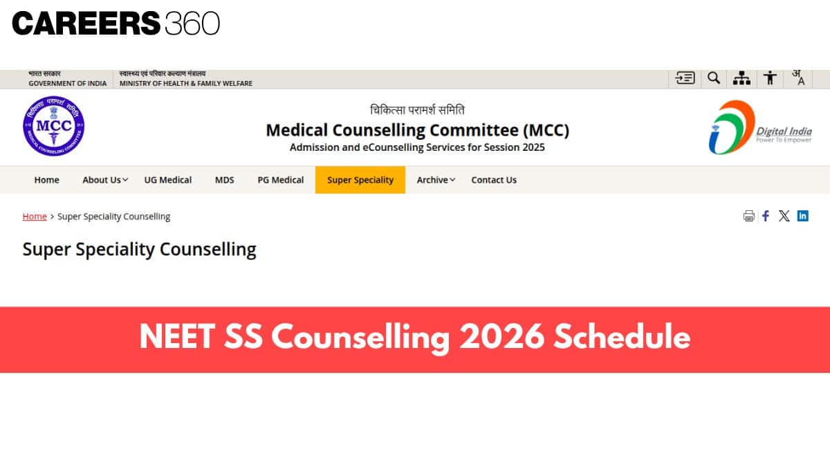 NEET SS 2026 Counselling Schedule: Dates for Registration, Choice Filling & Seat Allotment Result